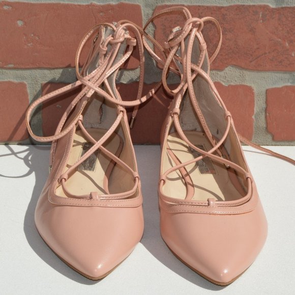 INC International Concepts lace up ballet flats - Picture 4 of 8
